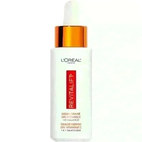NWT L'Oreal Paris Revitalift 12% Vitamin C + E + Salicylic Serum - 1 fl  oz - Picture 1 of 8